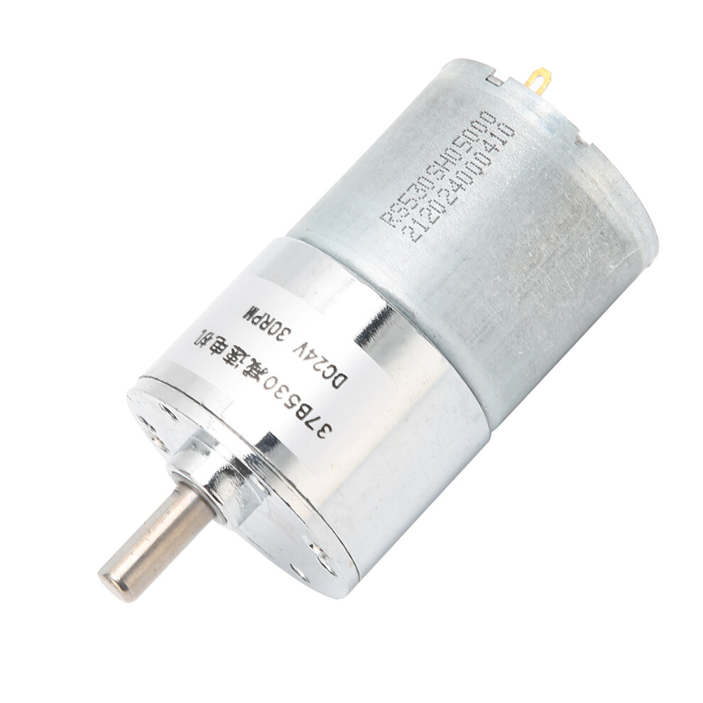 Dc Gear Motor Turbine Worm Speed Reduction Machinery Transmission Parts 24V 30Rpm 37B530 4971322409986
