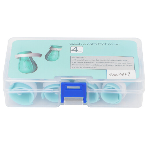 Botillons AntiScratch pour chat 4 pièces vert clair 3  7  3,5 cm 1