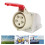 32 A 5 broches 3P+N+E IP44 380-415 V support mural noir 16