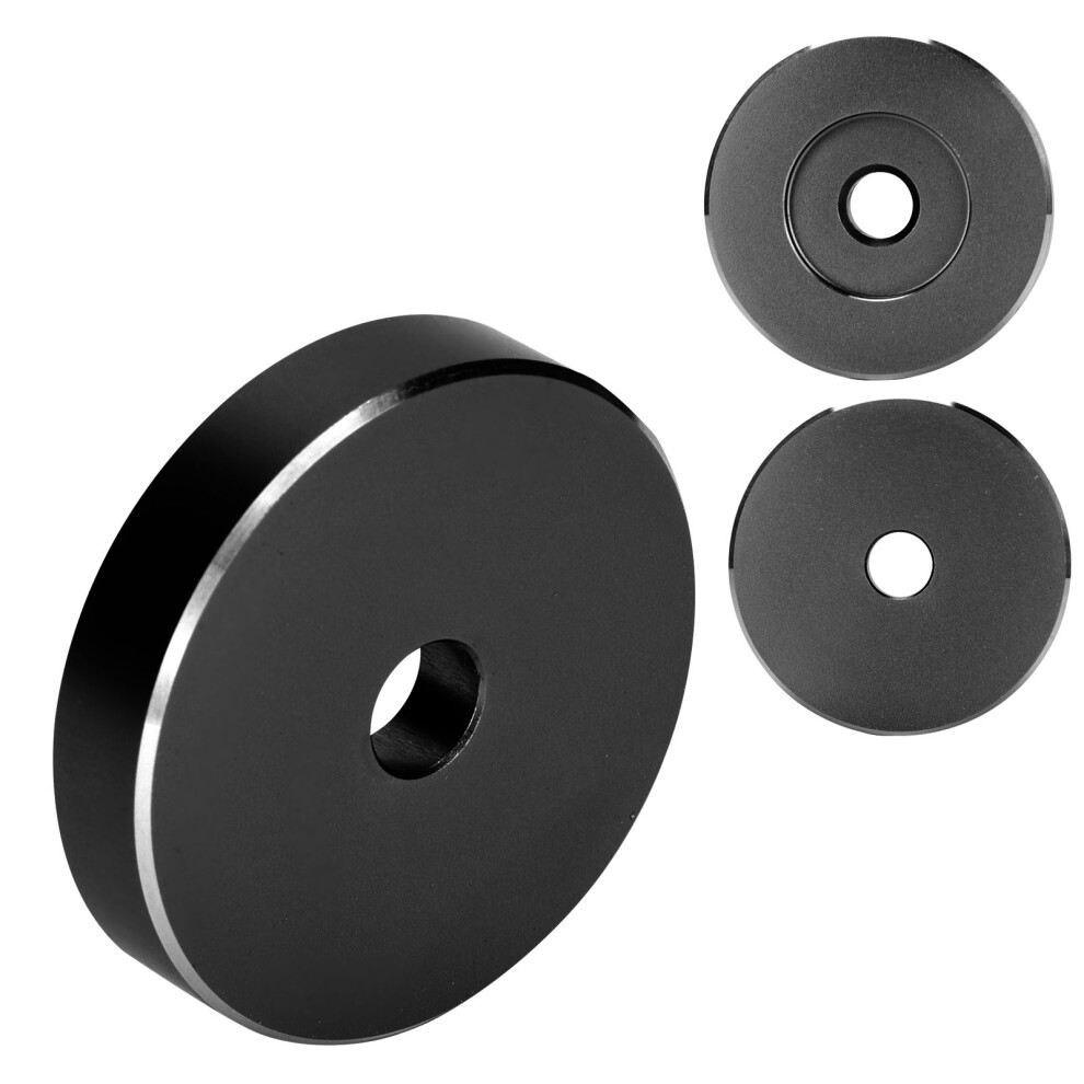 45 Rpm Record Turntable Adapter Large Hole Conversion Sheet Vinyl Clamp Adapter For Most Big Hole Records Black 8181322410677