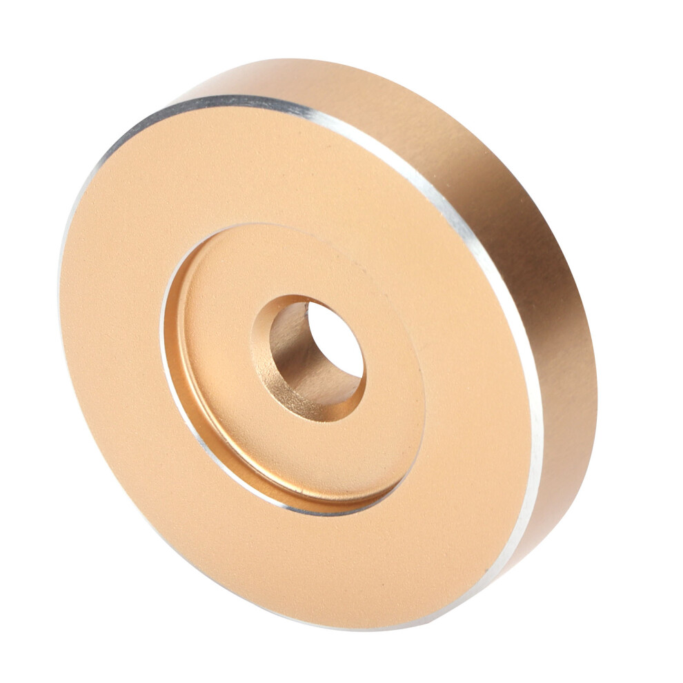 45 Rpm Record Turntable Adapter Large Hole Conversion Sheet Vinyl Clamp Adapter For Most Big Hole Recordsgold Black 7891322410638