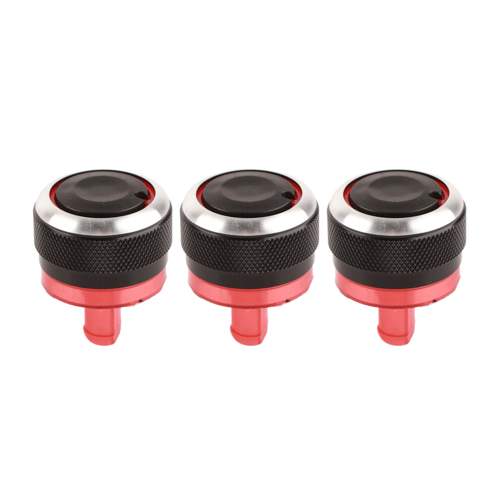 3Pcs Car Air Conditioner Ac Fan Control Switch Knob Heater Button Replacement For Peugeot 206/206+/207 6911322411600