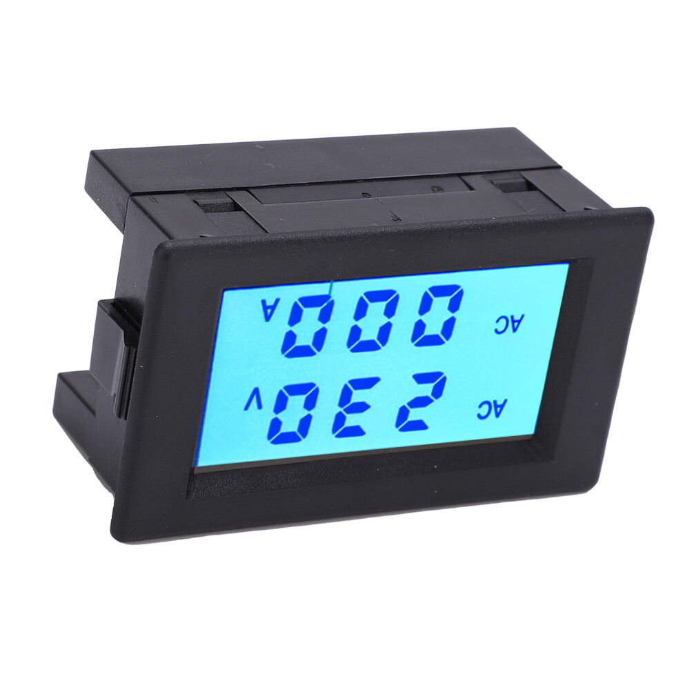Qh4835a Lcd Dual Display Current Voltage Meter Electrical Digital Ammeter Voltmeter Ac80â400V 7901322412157