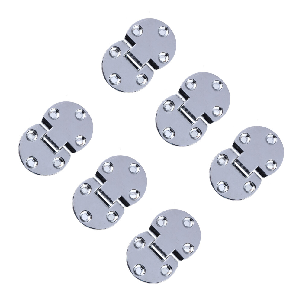 6Pcs Flip Hinge Folding Zinc Alloy Butt Hinges Furniture Hardware Fittings For Wardrobe Drawer 8731322412227