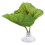 Betta Leaf Hammock in plastica verde, 3 cm / 1,2 pollici 10