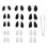 Filtre nasal invisible S/M/L Étroit/Rond 9-19mm 3