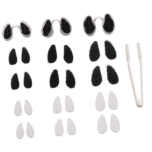 Filtre nasal invisible S/M/L Étroit/Rond 9-19mm