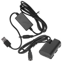 Batterie factice LP-E6 DC 8 V 5,5  2,1 mm Plastique