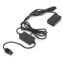 Coupleur DC NP-FW50 5,5  2,1 mm 8 V câble USB