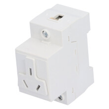 AC30-10163 250V 10-16A presa per binario DIN in ottone 6 pezzi