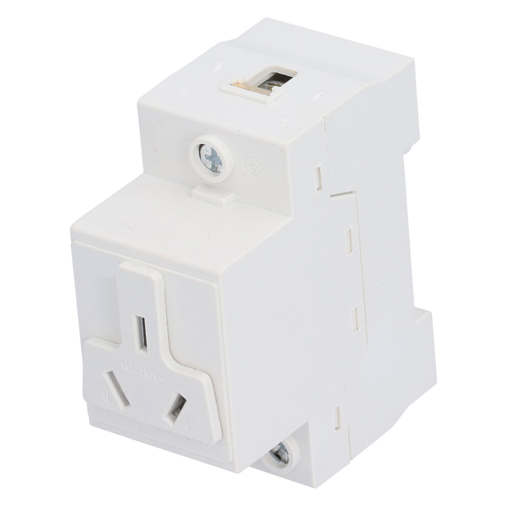 6Pcs Berm Power Socket Modular Breaker Din Rail Mount Outlet Electrical Equipment 250V 10Â16A 4931322413123