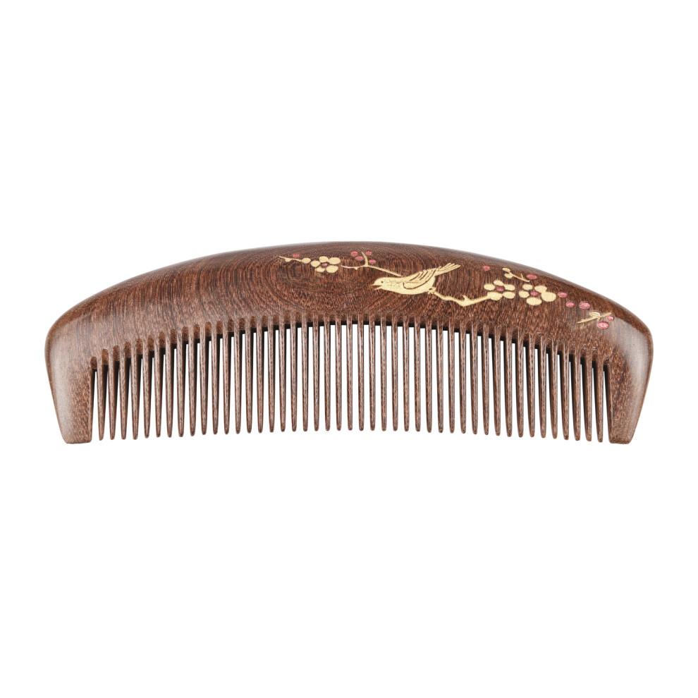 Unisex Wooden Hair Comb Fine Tooth Wood Comb For Women No Static Natural Detangling Sandalwood Comb