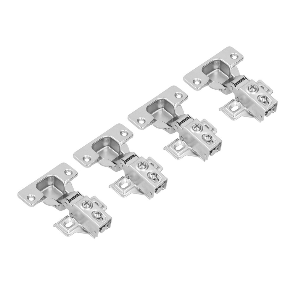 4Set Door Hinges With Screws 105 Degree American Hydraulic Damping Hinge For Cabinet Cupboard Closet 8721322414413