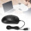 Mouse cablato USB ergonomico portatile da 1200 DPI con 3 pulsanti 1