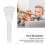 MT-24 Embouchure de trompette en ABS blanc - plastique 7