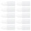 50Pcs 10ml Empty Eyedrop Bottles Plastic Squeezable Eye Liquid Dropper Containers with Plugs 14