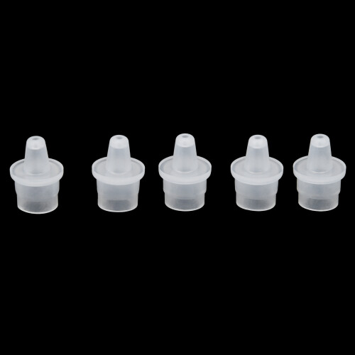 50Pcs 10ml Empty Eyedrop Bottles Plastic Squeezable Eye Liquid Dropper Containers with Plugs 2