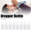 50Pcs 10ml Empty Eyedrop Bottles Plastic Squeezable Eye Liquid Dropper Containers with Plugs 9