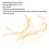 10x connecteurs de boucle de leader 20lb orange 1.5mm 10