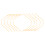 10x connecteurs de boucle de leader 20lb orange 1.5mm 2