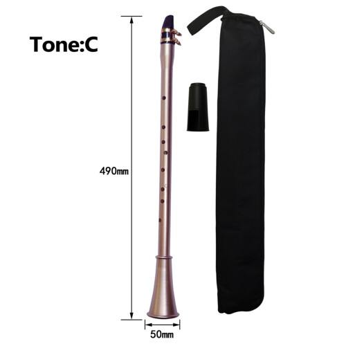 Saxophone mini Pocket en ABS (Bb) 515x50mm 126g Noir 1