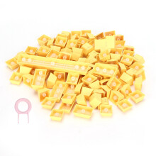 P9 capuchons de touches PBT à 108 touches, ergonomiques, résistants à l'huile, jaunes