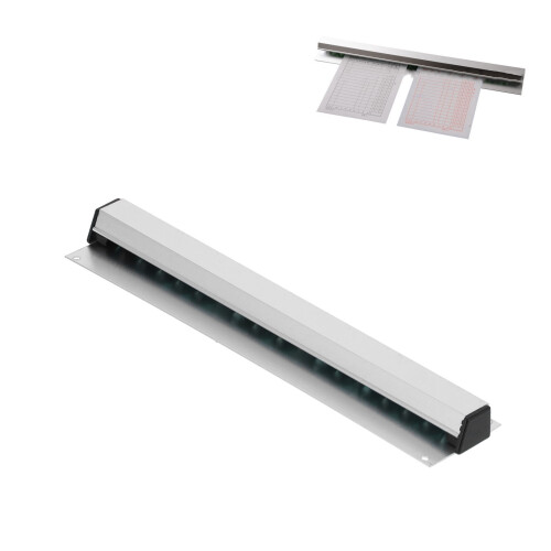 Porte-billets mural en alliage d'aluminium 40 cm Menu