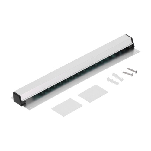 Porte-billets mural en alliage d'aluminium 40 cm Menu 2