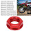 Écrou d'axe de roue arrière en aluminium M22x1.5 rouge pour KX125 8