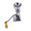 Riempitrice manuale per salsicce in alluminio, calibro 7 cm 9