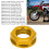 M22x1.5 Écrou d'axe de roue arrière doré pour KX125 4