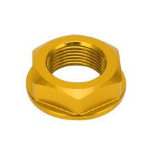M22x1.5 Écrou d'axe de roue arrière doré pour KX125