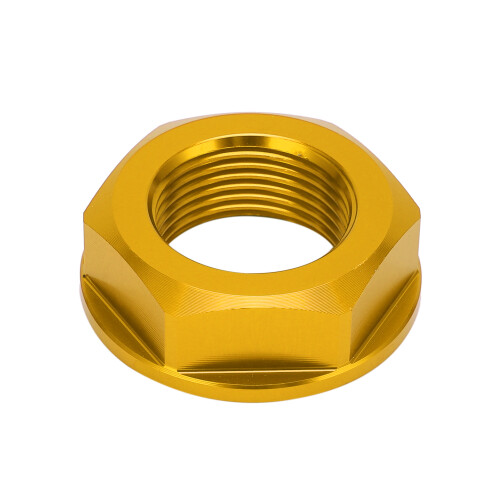 M22x1.5 Écrou d'axe de roue arrière doré pour KX125 1
