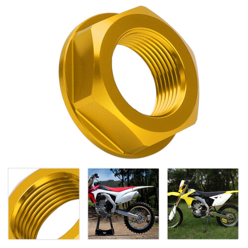 M22x1.5 Écrou d'axe de roue arrière doré pour KX125 2