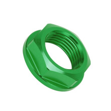 Dado dell'asse in alluminio M18x1.5 per KLX450R 08-19 Verde
