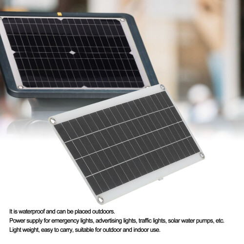 20W polykrystallines Solar-Panel mit Doppel-USB-Ladegerät, 44x20cm 2