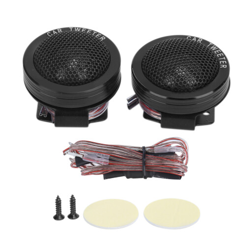 Coppia di mini tweeter a cupola per auto 150W 4Ω 98dB Nero 1