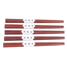 5Pairs Wooden Chopsticks Reusable Durable Wood Chopsticks for Home Kitchen Hotel7.1inch Long