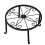Support sur pied pour pots de fleurs 22.6x22.6x12 noir 15