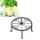 Support sur pied pour pots de fleurs 22.6x22.6x12 noir 16