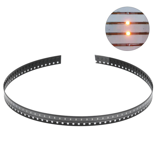 100 pièces LED SMD 0603 de la série orange 1