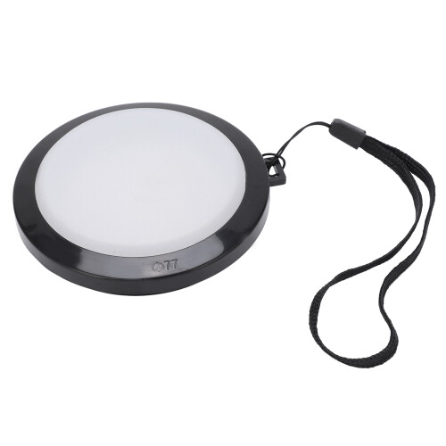 Mennon blanc 77 mm capuchon d'objectif en plastique 3 po 1