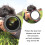 Mennon blanc 77 mm capuchon d'objectif en plastique 3 po 3