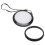 Mennon blanc 77 mm capuchon d'objectif en plastique 3 po 10