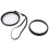 Mennon 62 mm capuchon d'objectif blanc en plastique 15