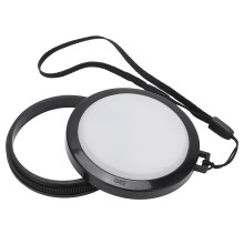 Mennon 62 mm capuchon d'objectif blanc en plastique