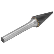 MX1225M06 Fraise en carbure Tête de 12mm, Queue de 6mm, Argent