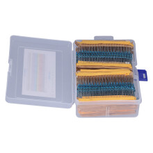 2600Pcs Resistors Assortment Kit Metal Film 1RΩ-3MΩ 1/4W Resistance Electronic Accessories