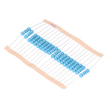 20Pcs 100 Ohm Resistors Metal Film 2W 1% Tolerance Resistance Electronic Accessories