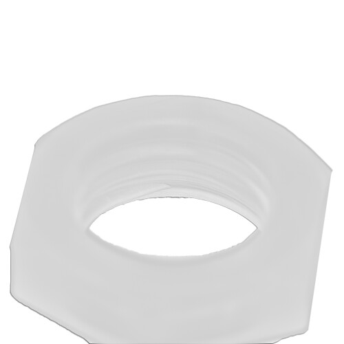 50 pezzi di dadi esagonali in plastica M14 bianchi, ecologici 2